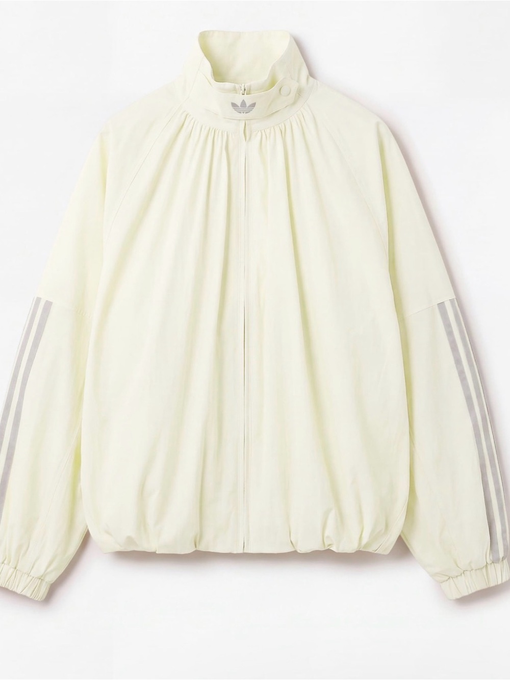 adidas Originals × ASOS oversized track top in buttermilk